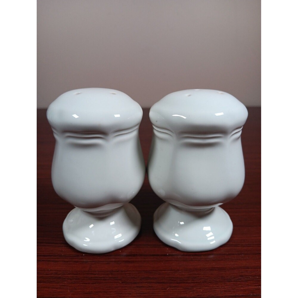 MIKASA Japan French Countryside Pattern Salt & Pepper Shakers EUC